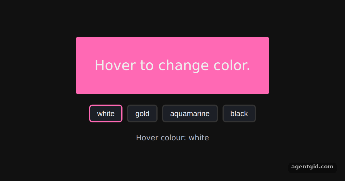 The css prop in Emotion: screenshot of the example running