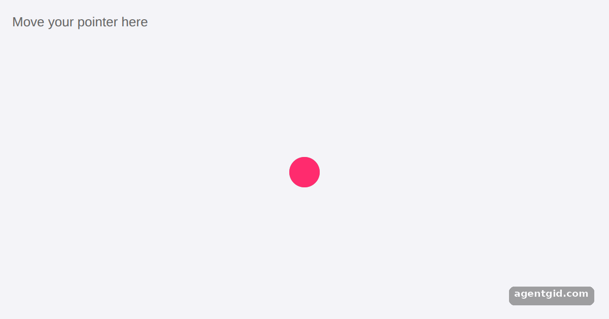 useSpring in Framer Motion: screenshot of the example running