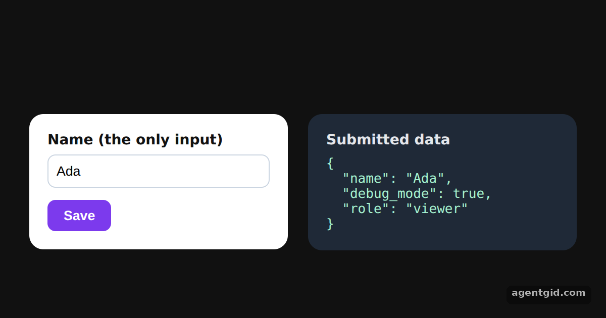 Schema defaults with zodResolver: screenshot of the example running