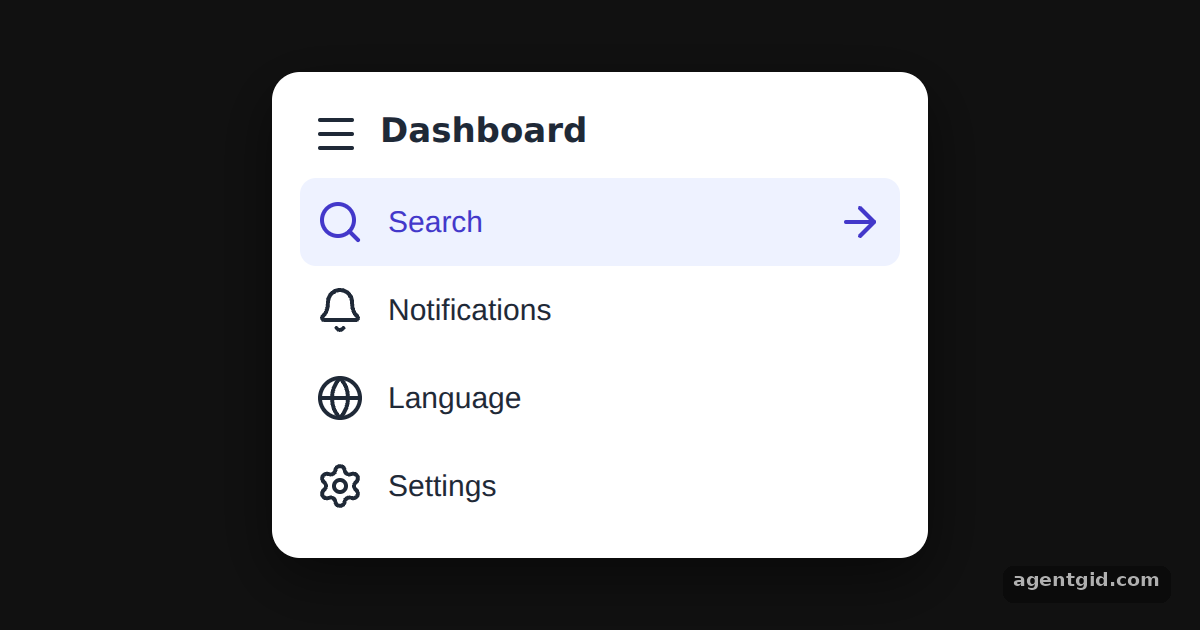 Using Lucide icons as React components: screenshot of the example running