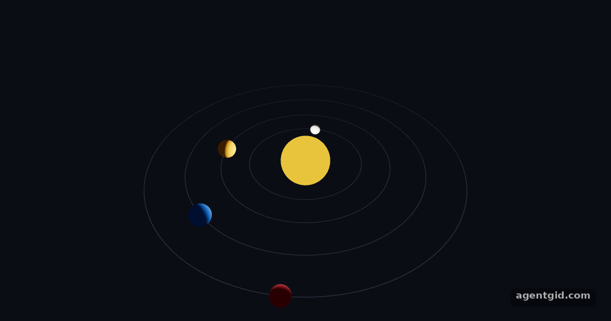 useFrame in React Three Fiber: screenshot of the example running
