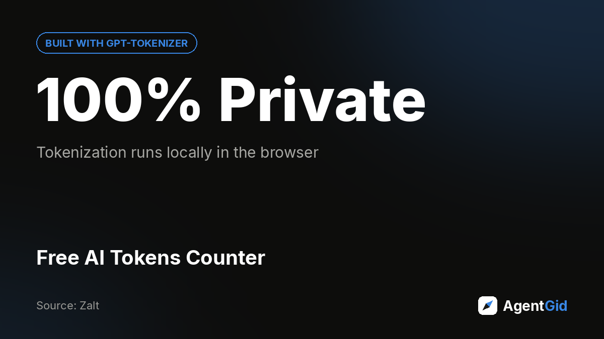 Free AI Tokens Counter