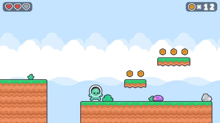 Playing the level